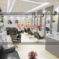 Thiết kế Hair Salon Tóc - Lan Oanh - Anh Nguyên - Vinhomes Ocen Park 
